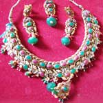 Manufacturers Exporters and Wholesale Suppliers of Bridal Necklace Set Ahmedabad Gujarat